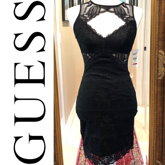 Guess Dresses & Skirts - Brand New Guess Black Lace Dress